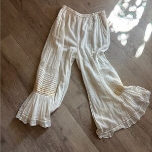 Free People Bali Alana Pants in Cloud Dancer